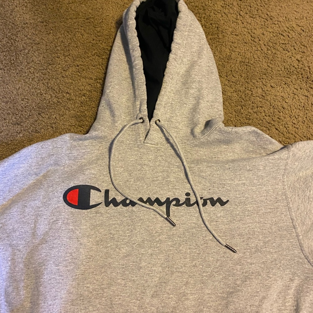 Grey Champion Logo hoodie